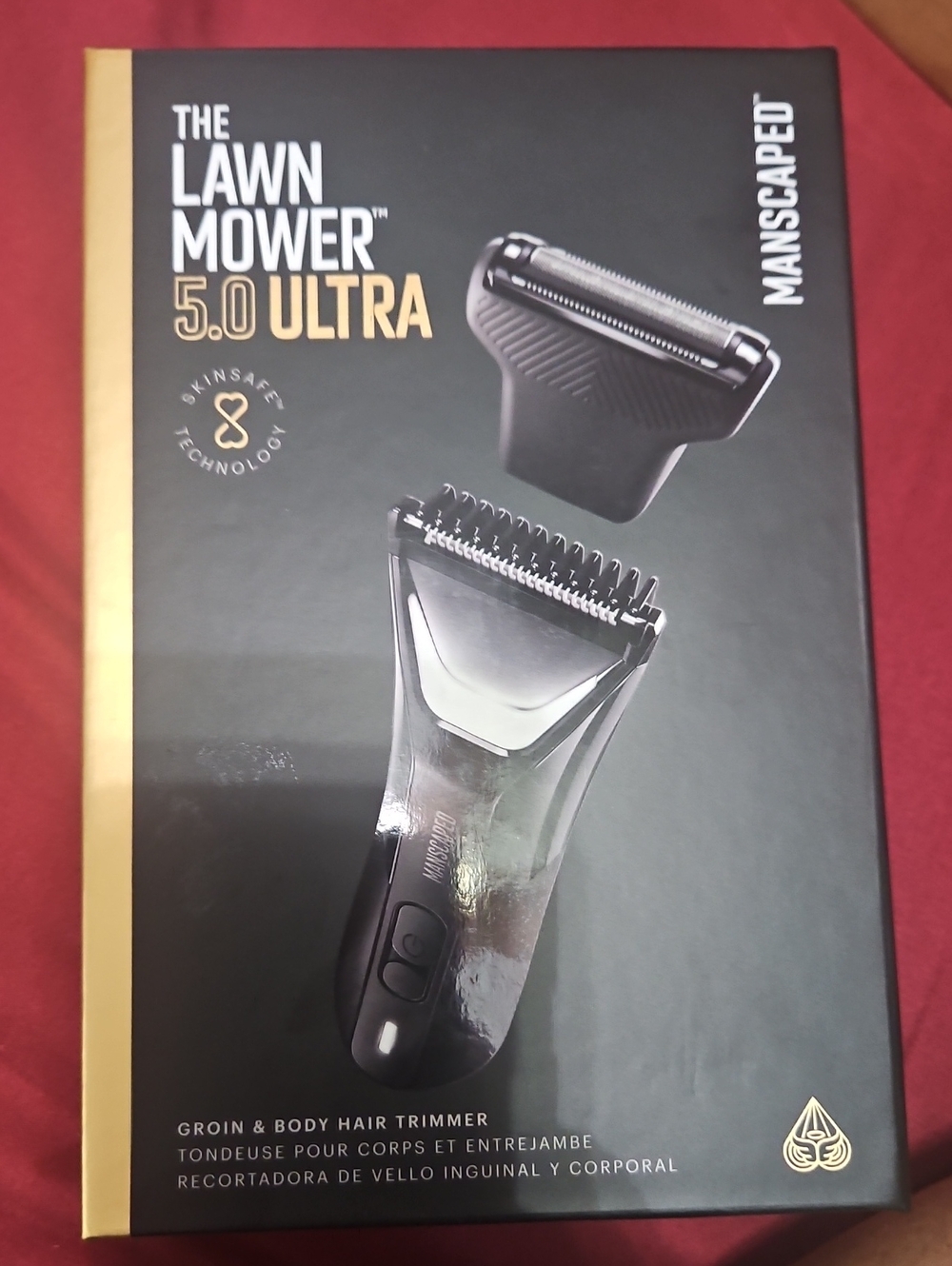 The Lawn Mower 5.0 Ultra Men’s Groin & Body Trimmer — Black